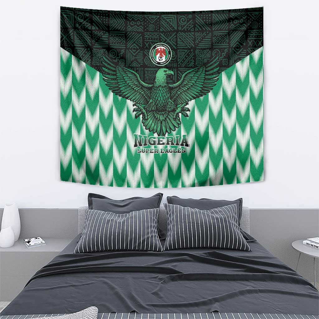 Nigeria Football Tapestry Go Super Eagles Sporty Style - Wonder Print Shop