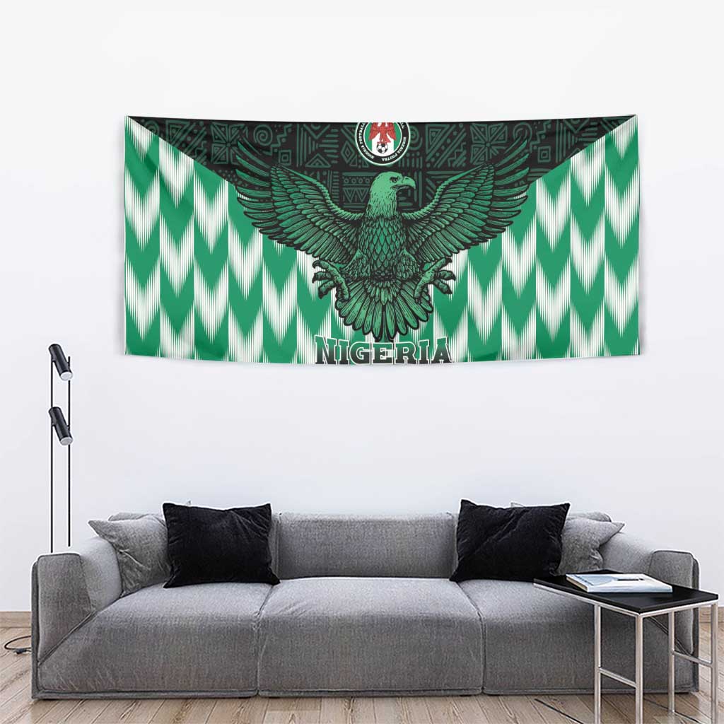 Nigeria Football Tapestry Go Super Eagles Sporty Style - Wonder Print Shop