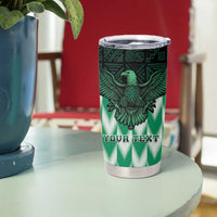 Custom Nigeria Football Tumbler Cup Go Super Eagles Sporty Style - Wonder Print Shop