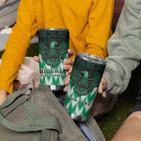 Custom Nigeria Football Tumbler Cup Go Super Eagles Sporty Style - Wonder Print Shop