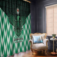 Nigeria Football Window Curtain Go Super Eagles Sporty Style - Wonder Print Shop