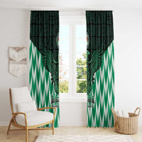 Nigeria Football Window Curtain Go Super Eagles Sporty Style - Wonder Print Shop