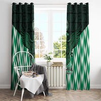 Nigeria Football Window Curtain Go Super Eagles Sporty Style - Wonder Print Shop