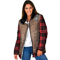 Retro Black Red Plaid Padded Jacket Western Cowboy Vest Costume - Wonder Print Shop