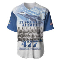 Blue Heritage Tuskegee Airmen Baseball Jersey 477th Fighter Group - Wonder Print Shop