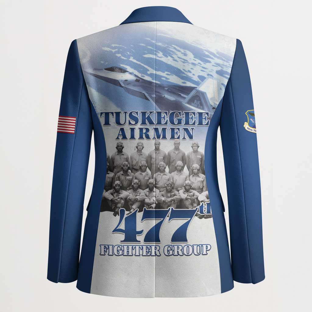 Blue Heritage Tuskegee Airmen Blazer 477th Fighter Group - Wonder Print Shop