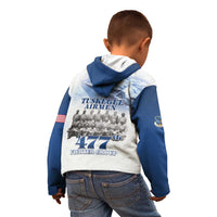 Blue Heritage Tuskegee Airmen Kid Hoodie 477th Fighter Group - Wonder Print Shop