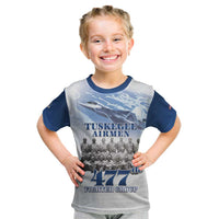 Blue Heritage Tuskegee Airmen Kid T Shirt 477th Fighter Group - Wonder Print Shop