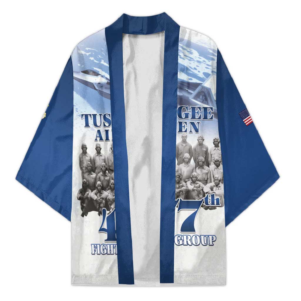 Blue Heritage Tuskegee Airmen Kimono 477th Fighter Group - Wonder Print Shop