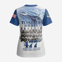 Blue Heritage Tuskegee Airmen Scrub Top 477th Fighter Group - Wonder Print Shop