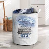 Tuskegee Airmen 477th Fighter Group Laundry Basket Blue Sky Heritage - Wonder Print Shop