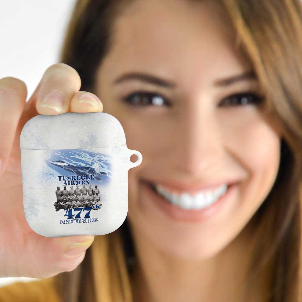 Tuskegee Airmen 477th Fighter Group AirPods Case Blue Sky Heritage - Wonder Print Shop