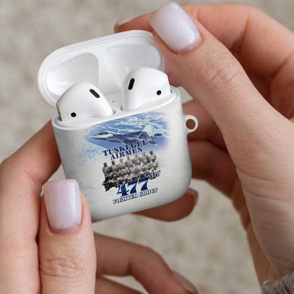 Tuskegee Airmen 477th Fighter Group AirPods Case Blue Sky Heritage - Wonder Print Shop