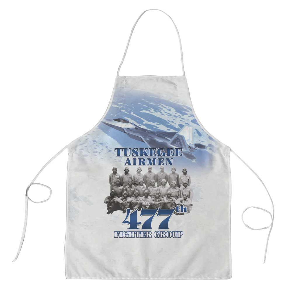 Tuskegee Airmen 477th Fighter Group Apron Blue Sky Heritage - Wonder Print Shop