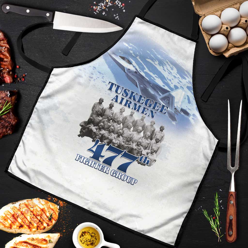 Tuskegee Airmen 477th Fighter Group Apron Blue Sky Heritage - Wonder Print Shop