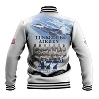 Tuskegee Airmen 477th Fighter Group Baseball Jacket Blue Sky Heritage - Wonder Print Shop