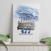 Tuskegee Airmen 477th Fighter Group Canvas Wall Art Blue Sky Heritage - Wonder Print Shop