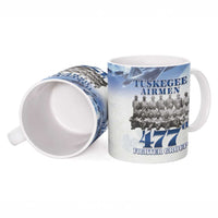 Tuskegee Airmen 477th Fighter Group Ceramic Mug Blue Sky Heritage - Wonder Print Shop