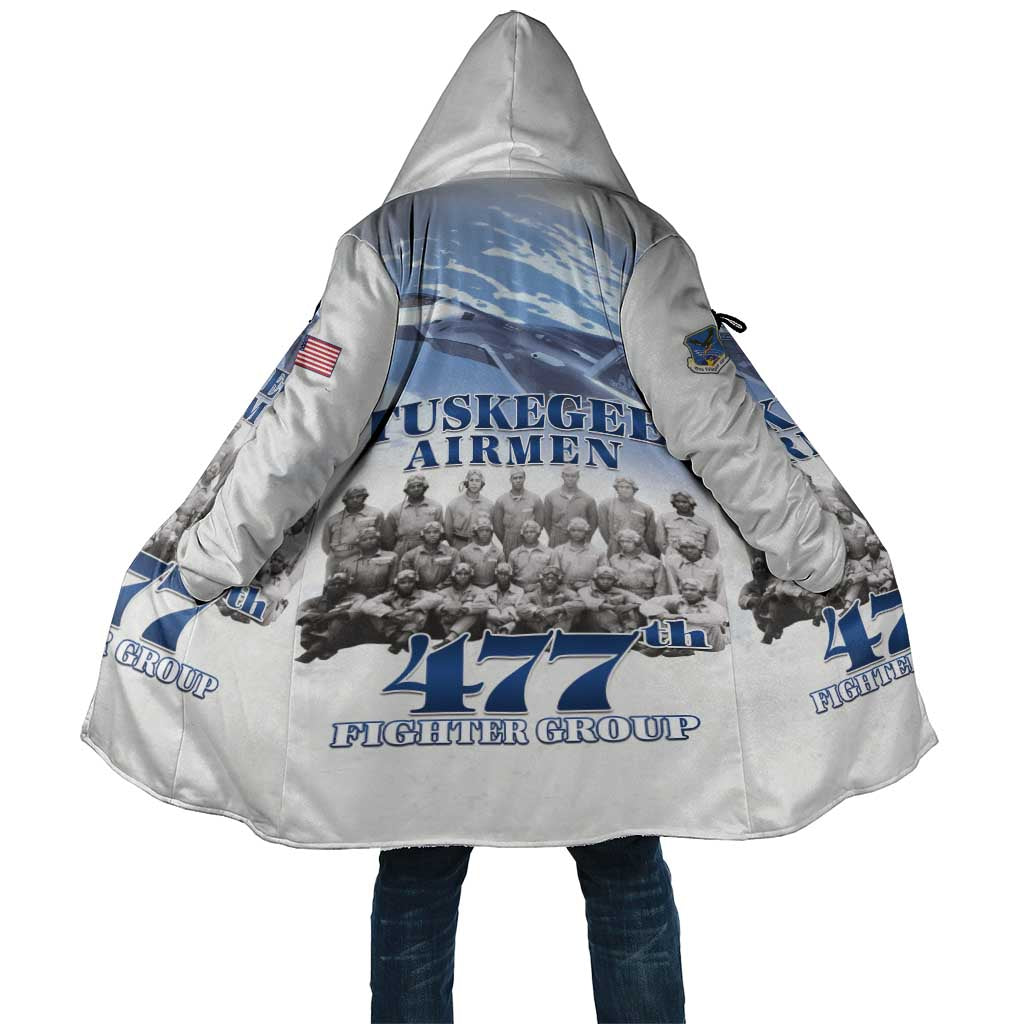 Tuskegee Airmen 477th Fighter Group Cloak Blue Sky Heritage - Wonder Print Shop