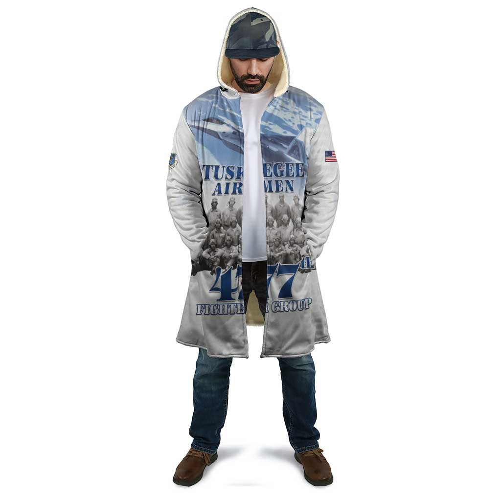 Tuskegee Airmen 477th Fighter Group Cloak Blue Sky Heritage - Wonder Print Shop