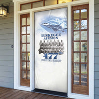 Tuskegee Airmen 477th Fighter Group Door Cover Blue Sky Heritage - Wonder Print Shop