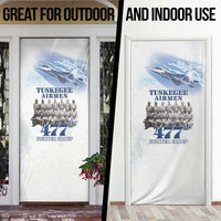 Tuskegee Airmen 477th Fighter Group Door Cover Blue Sky Heritage - Wonder Print Shop