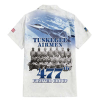 Tuskegee Airmen 477th Fighter Group Family Matching Mermaid Dress and Hawaiian Shirt Blue Sky Heritage - Wonder Print Shop