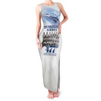Tuskegee Airmen 477th Fighter Group Family Matching Tank Maxi Dress and Hawaiian Shirt Blue Sky Heritage - Wonder Print Shop