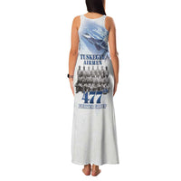 Tuskegee Airmen 477th Fighter Group Family Matching Tank Maxi Dress and Hawaiian Shirt Blue Sky Heritage - Wonder Print Shop