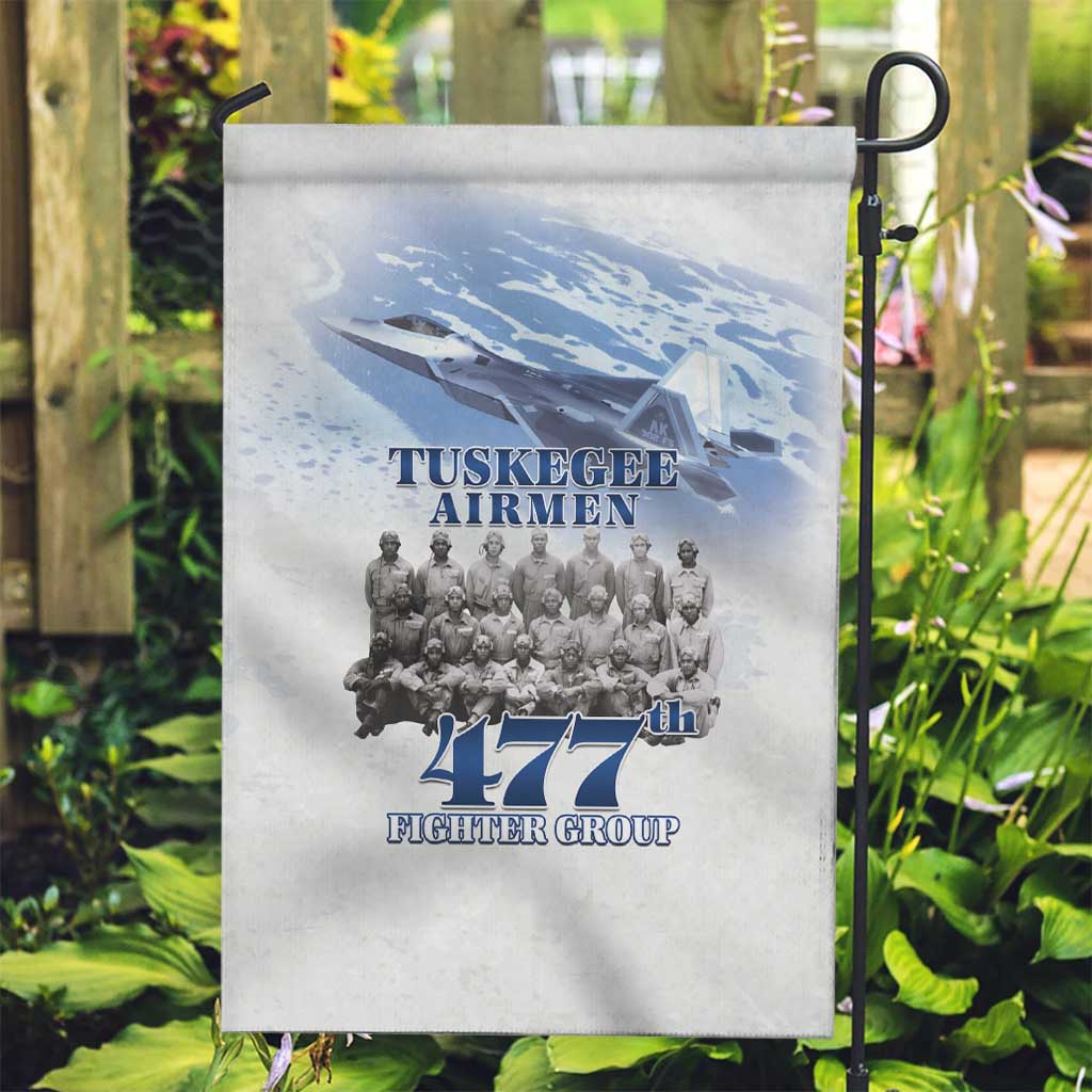 Tuskegee Airmen 477th Fighter Group Garden Flag Blue Sky Heritage - Wonder Print Shop