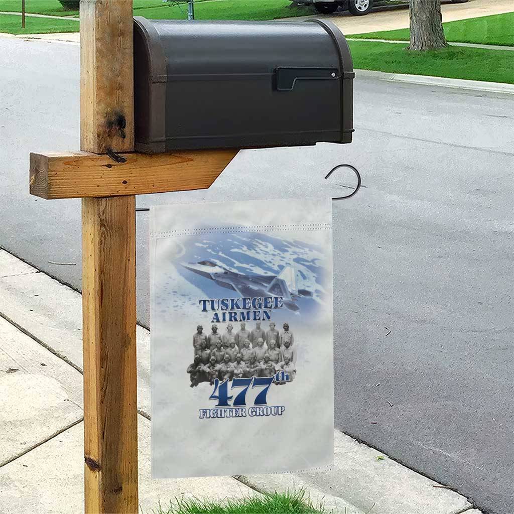 Tuskegee Airmen 477th Fighter Group Garden Flag Blue Sky Heritage - Wonder Print Shop