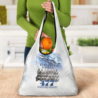 Tuskegee Airmen 477th Fighter Group Grocery Bag Blue Sky Heritage - Wonder Print Shop