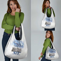 Tuskegee Airmen 477th Fighter Group Grocery Bag Blue Sky Heritage - Wonder Print Shop