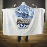 Tuskegee Airmen 477th Fighter Group Hooded Blanket Blue Sky Heritage - Wonder Print Shop