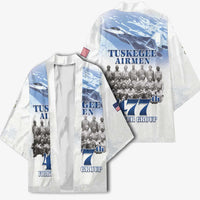 Tuskegee Airmen 477th Fighter Group Kimono Blue Sky Heritage - Wonder Print Shop
