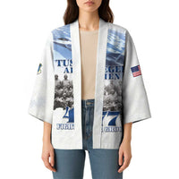 Tuskegee Airmen 477th Fighter Group Kimono Blue Sky Heritage - Wonder Print Shop