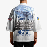 Tuskegee Airmen 477th Fighter Group Kimono Blue Sky Heritage - Wonder Print Shop