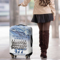 Tuskegee Airmen 477th Fighter Group Luggage Cover Blue Sky Heritage - Wonder Print Shop