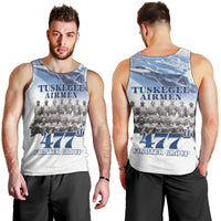 Tuskegee Airmen 477th Fighter Group Men Tank Top Blue Sky Heritage - Wonder Print Shop
