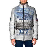 Tuskegee Airmen 477th Fighter Group Padded Jacket Blue Sky Heritage - Wonder Print Shop