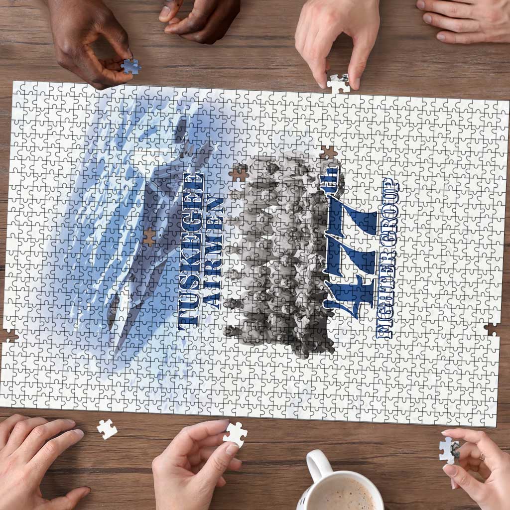 Tuskegee Airmen 477th Fighter Group Puzzle Blue Sky Heritage - Wonder Print Shop