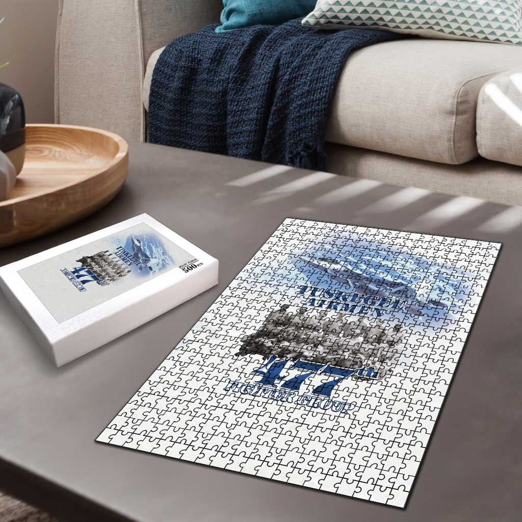 Tuskegee Airmen 477th Fighter Group Puzzle Blue Sky Heritage - Wonder Print Shop