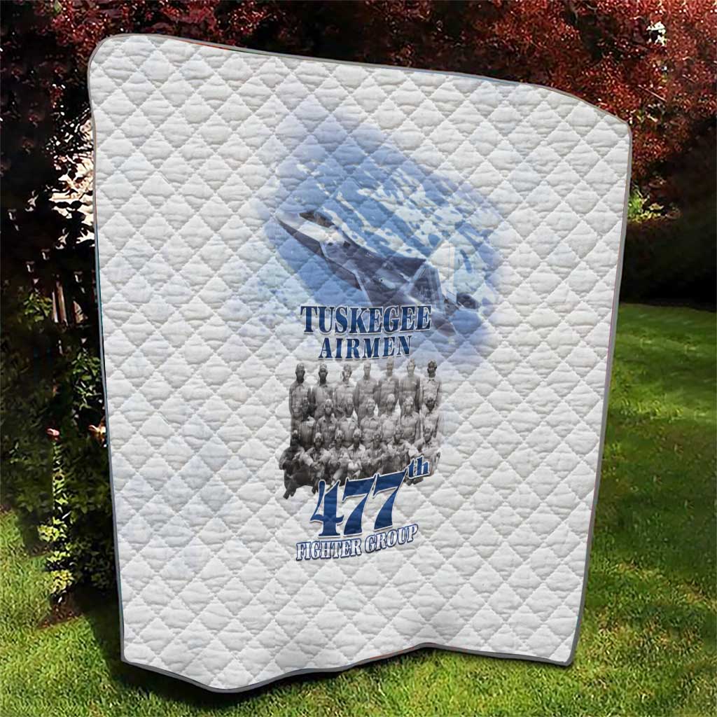 Tuskegee Airmen 477th Fighter Group Quilt Blue Sky Heritage - Wonder Print Shop