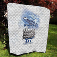 Tuskegee Airmen 477th Fighter Group Quilt Blue Sky Heritage - Wonder Print Shop