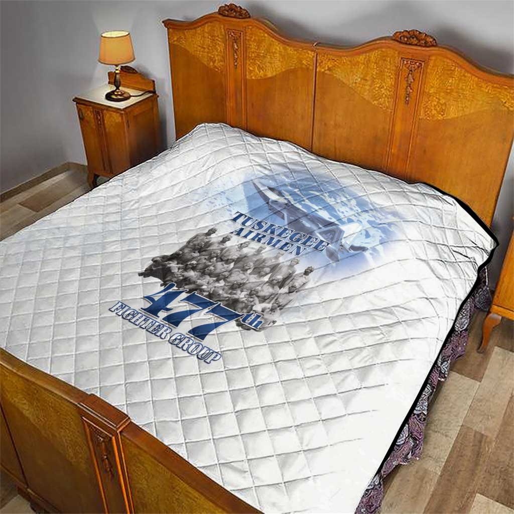 Tuskegee Airmen 477th Fighter Group Quilt Blue Sky Heritage - Wonder Print Shop