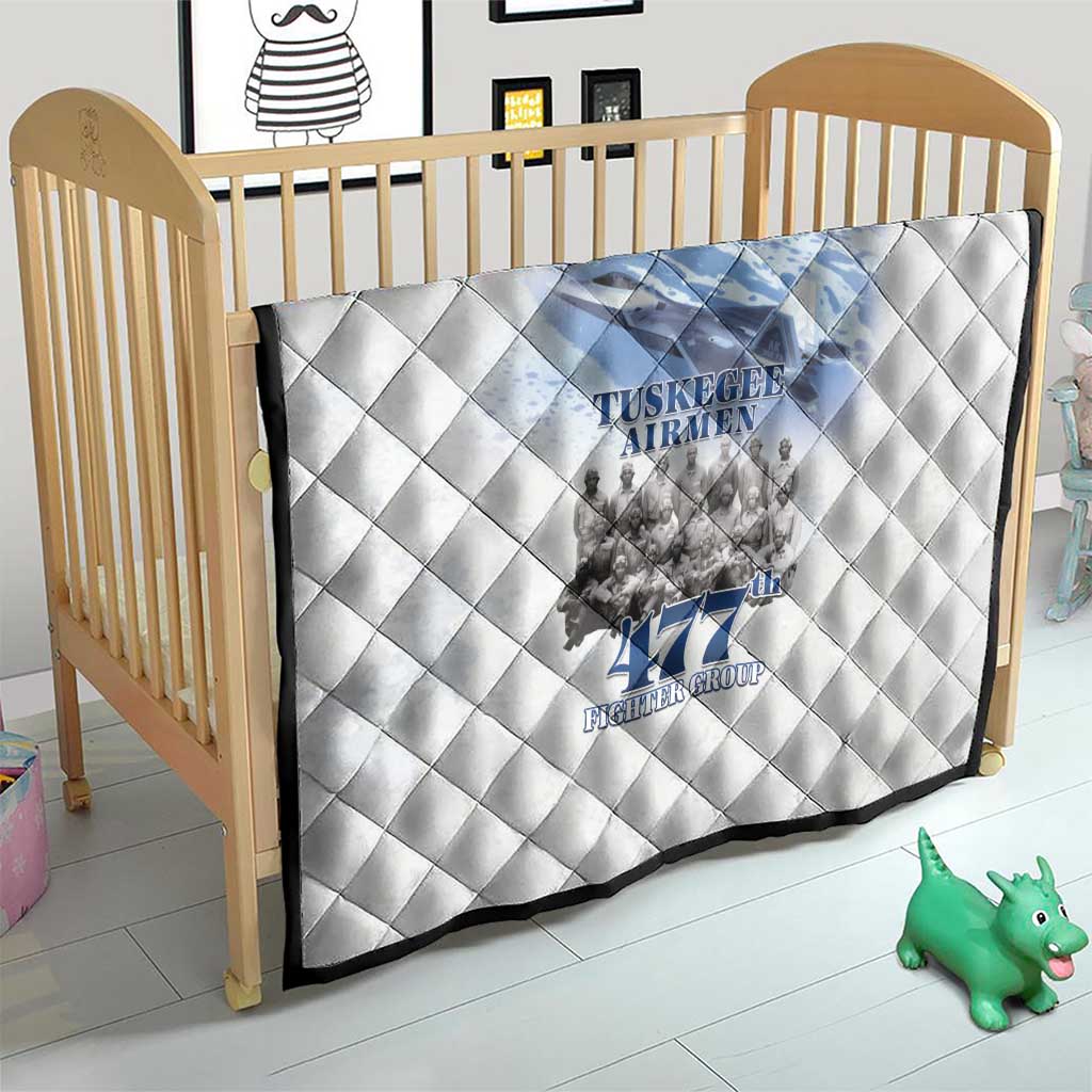 Tuskegee Airmen 477th Fighter Group Quilt Blue Sky Heritage - Wonder Print Shop