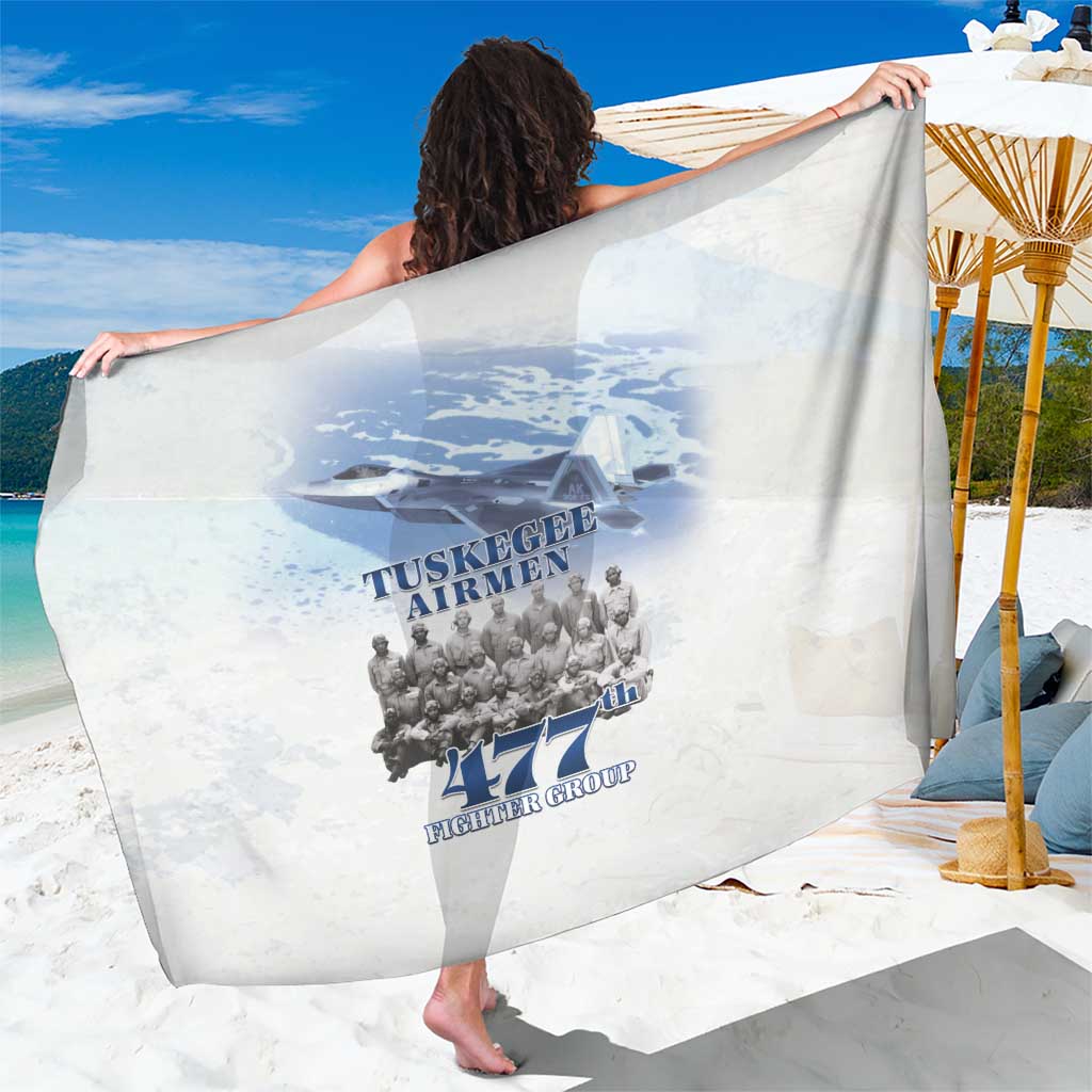 Tuskegee Airmen 477th Fighter Group Sarong Blue Sky Heritage - Wonder Print Shop
