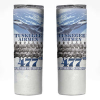 Tuskegee Airmen 477th Fighter Group Skinny Tumbler Blue Sky Heritage - Wonder Print Shop