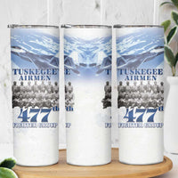 Tuskegee Airmen 477th Fighter Group Skinny Tumbler Blue Sky Heritage - Wonder Print Shop