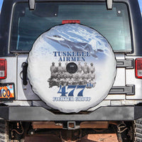 Tuskegee Airmen 477th Fighter Group Spare Tire Cover Blue Sky Heritage - Wonder Print Shop